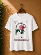 Camiseta Porque Dele, Por Ele e Para Ele