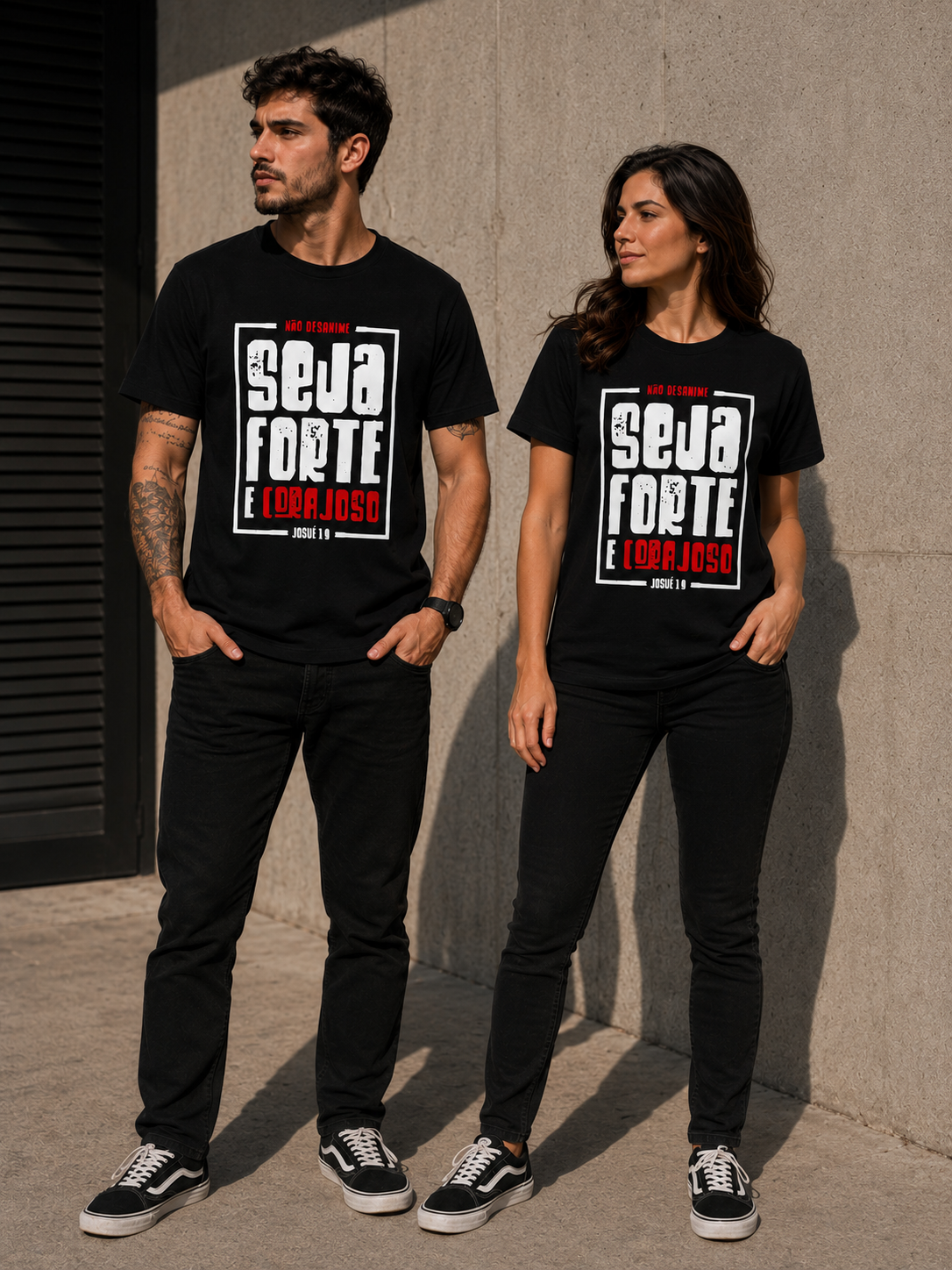 Camiseta Seja Forte e Corajoso