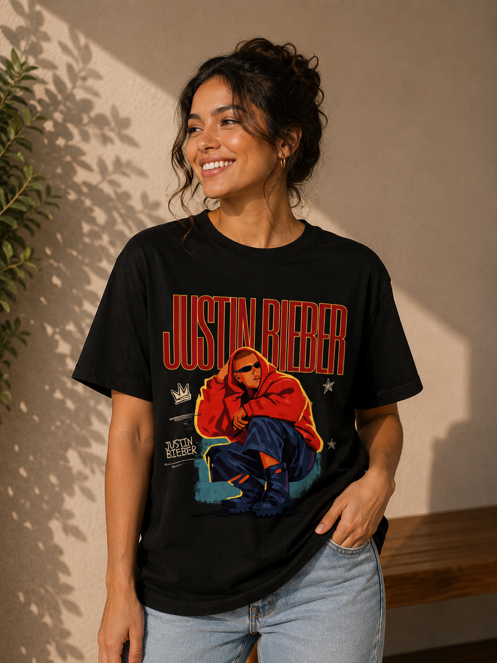 Camiseta Justin Bieber Street