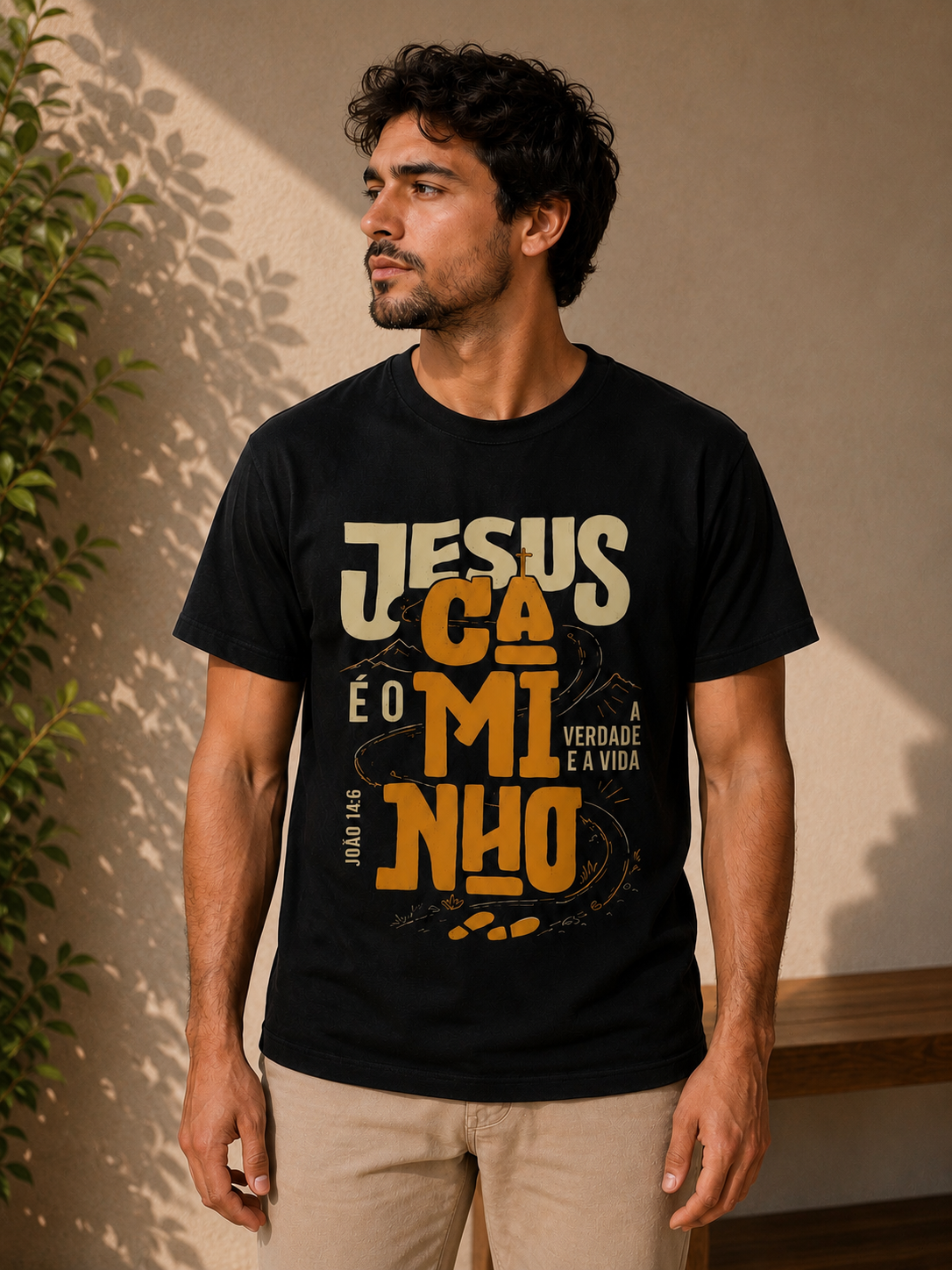 Camiseta Jesus é o Caminho