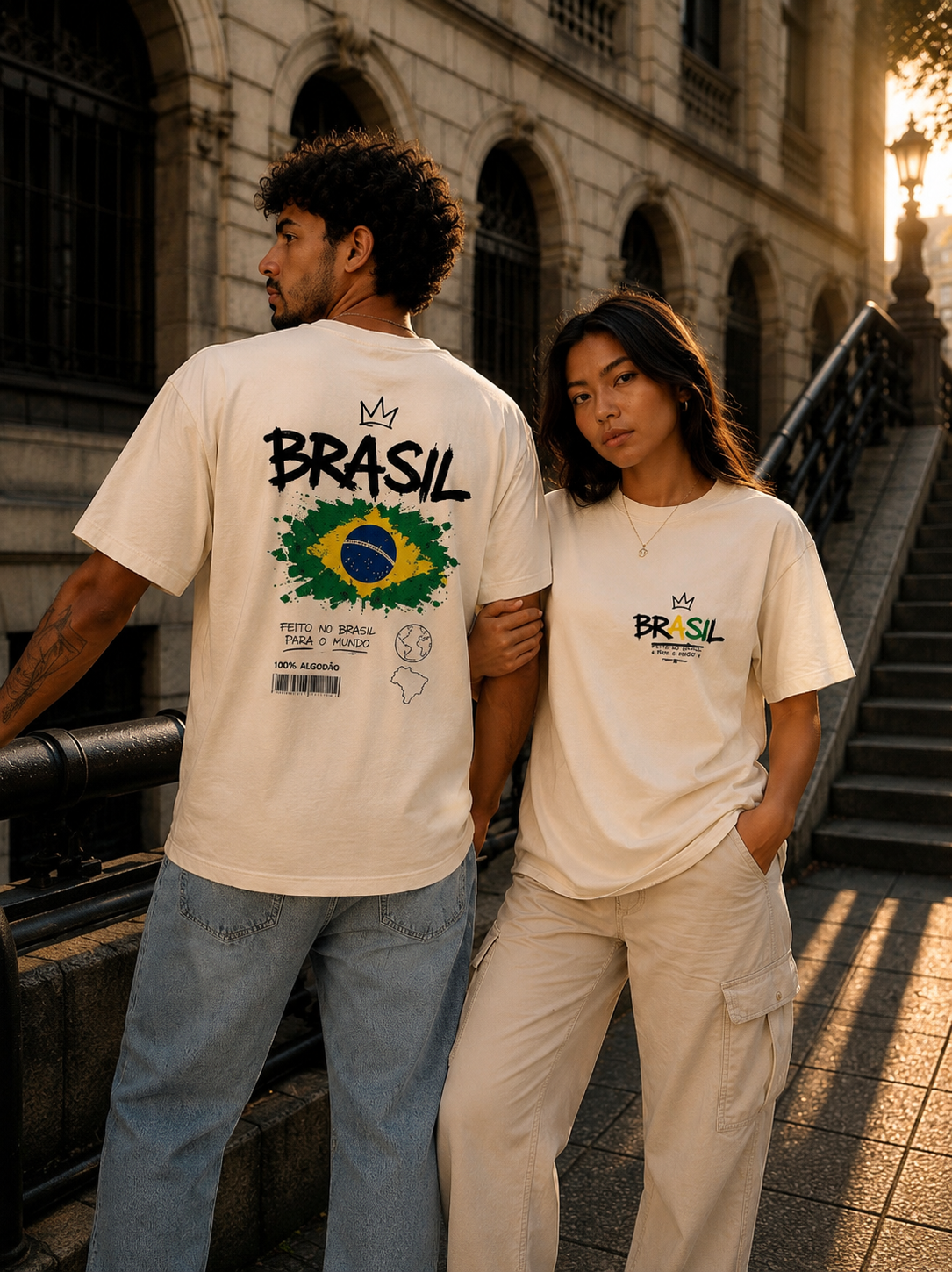 Camiseta Brasil – Feito no Brasil para o Mundo