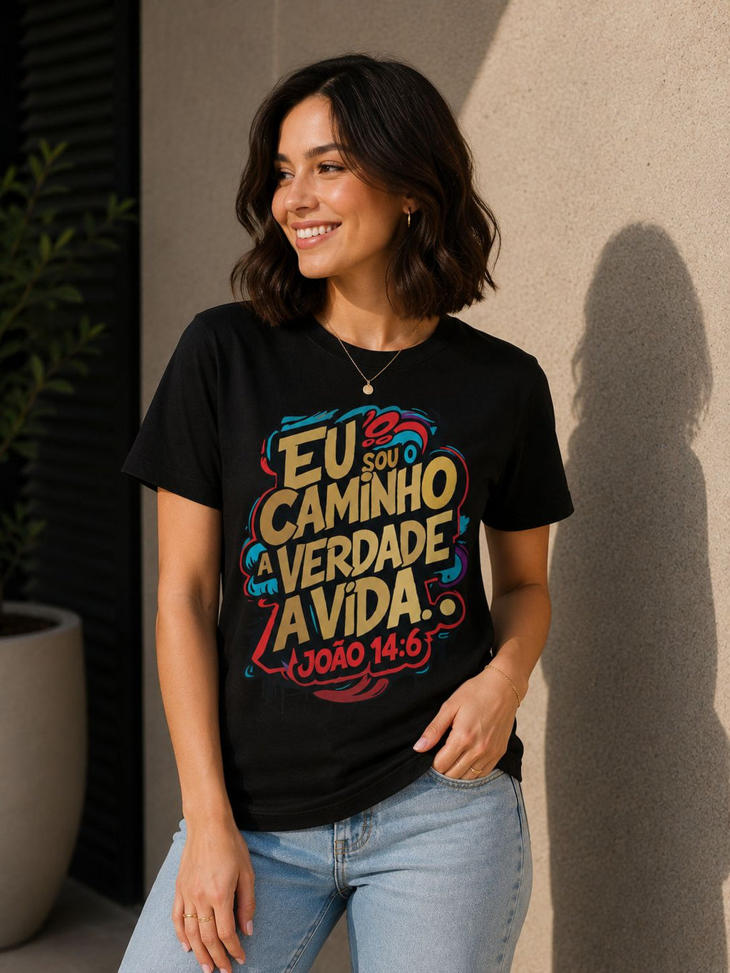 Camiseta O Caminho, a Verdade e a Vida