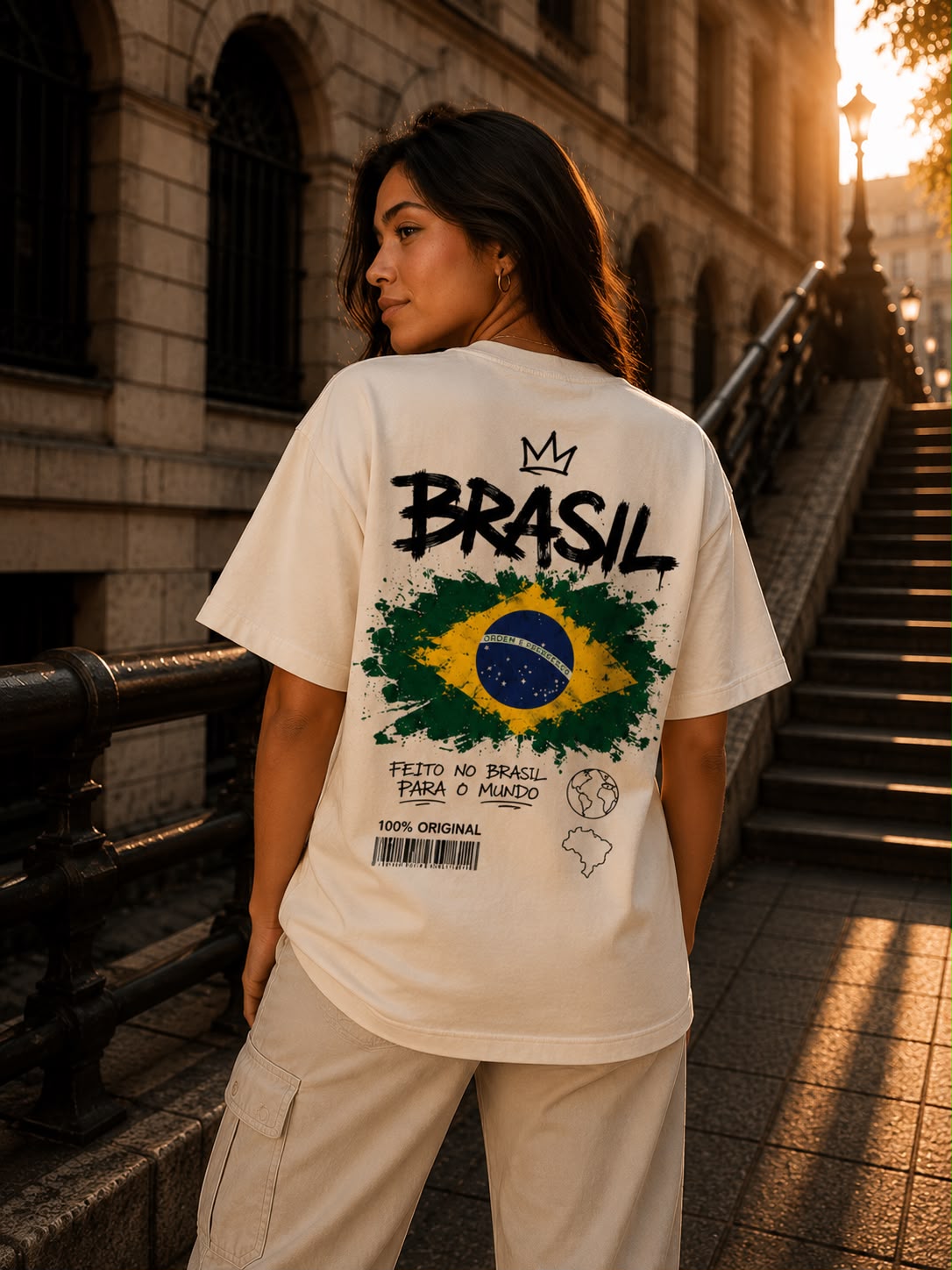 Camiseta Brasil – Feito no Brasil para o Mundo
