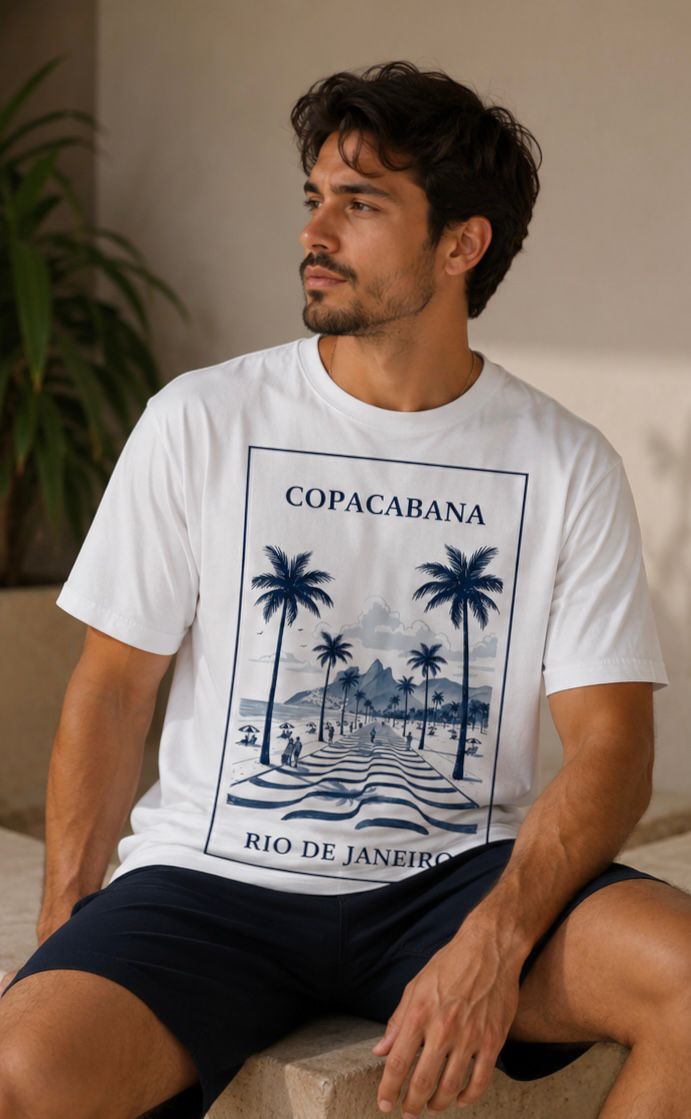 Camiseta Copacabana Rio de Janeiro