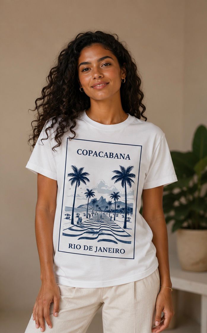 Camiseta Copacabana Rio de Janeiro
