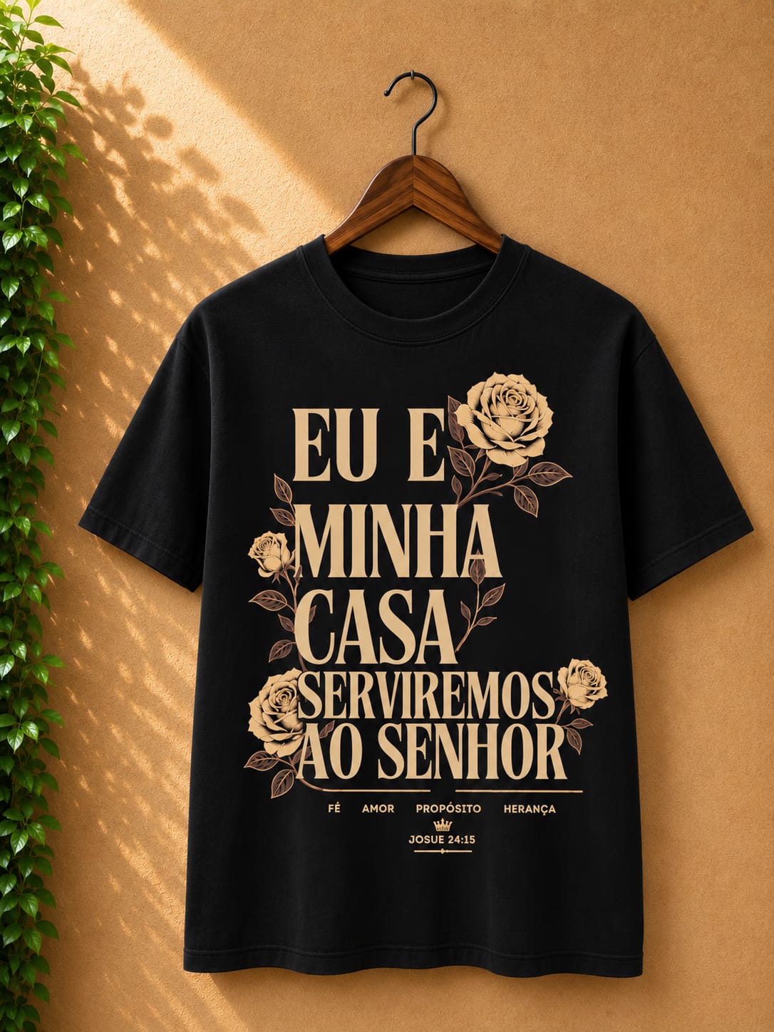 Camiseta Eu e Minha Casa Serviremos ao Senhor